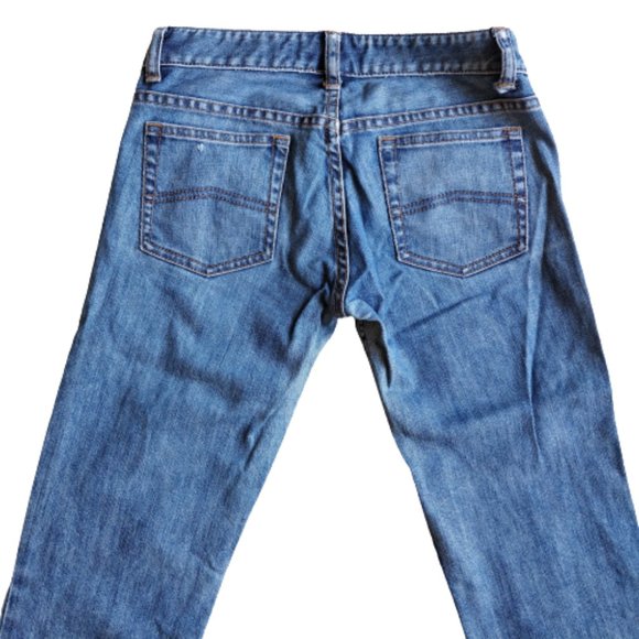 AX Straight Leg Mid Rise Bootcut Jeans size 2, short - Picture 4 of 11